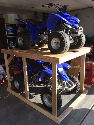 16 ft. ATV Storage Sheds, all metal, with roll up rear door!