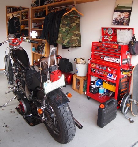 18 ft.Metal Motorcycle Storage Sheds and Workshop.